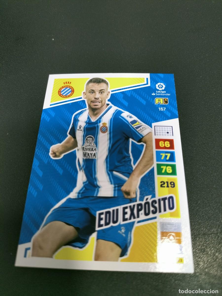 Cromos de f&uacute;tbol: 1 CROMO FICHA PANINI ADRENALYN 2022-2023 22-23 R.C.D ESPANYOL 157 EDU EXPOSITO