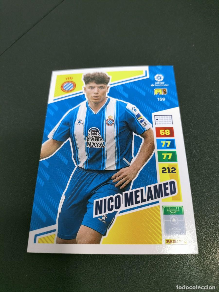 Cromos de f&uacute;tbol: 1 CROMO FICHA PANINI ADRENALYN 2022-2023 22-23 R.C.D ESPANYOL 159 NICO MELAMED