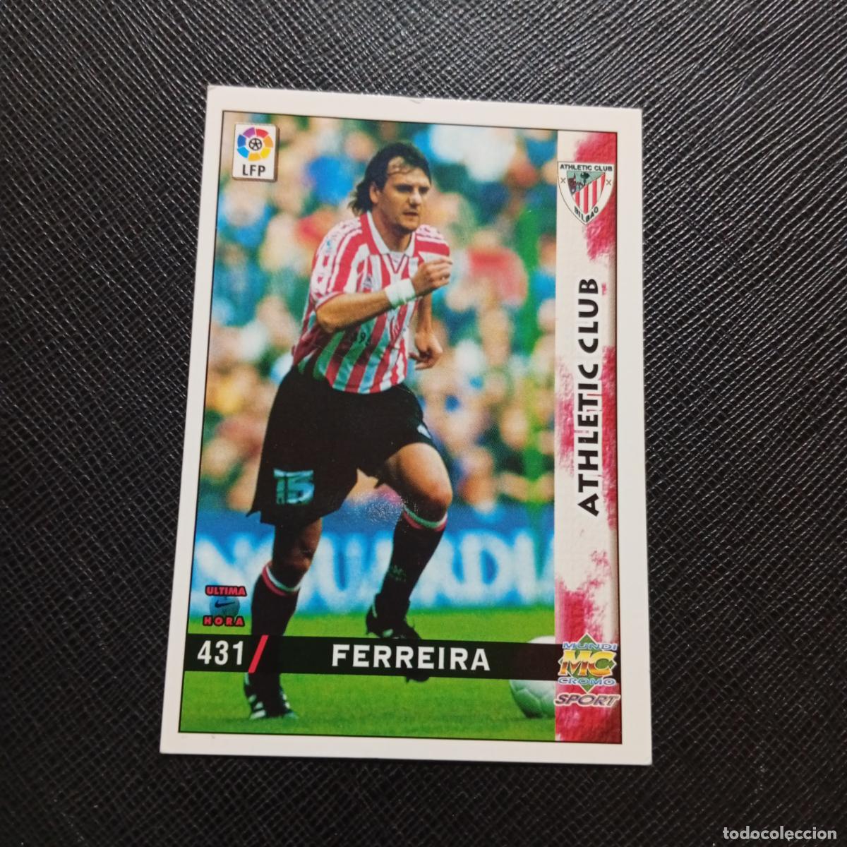 Cromos de f&uacute;tbol: 431 FERREIRA BILBAO MUNDICROMO 1998 1999 CROMO FUTBOL 98 99 - A218 PG55 ULTIMA HORA