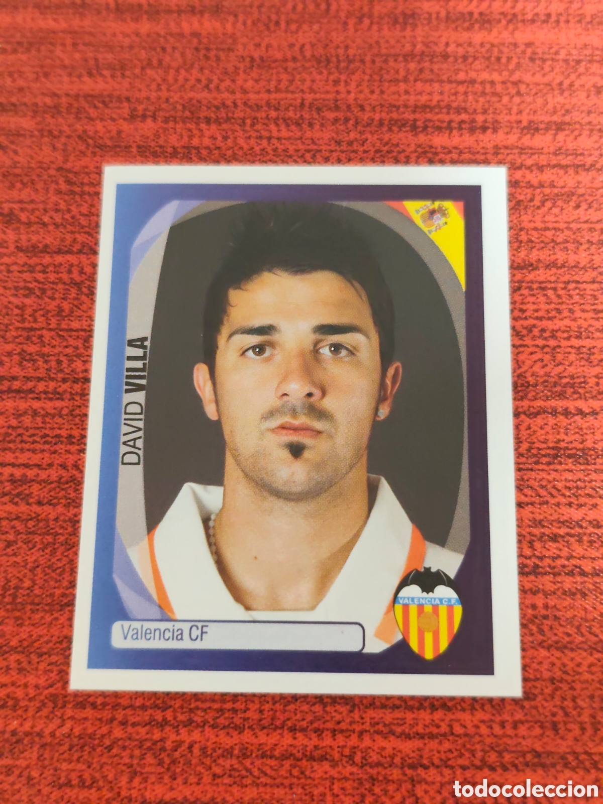 Cromos de f&uacute;tbol: 448 VILLA VALENCIA UEFA CHAMPIONS LEAGUE 2007 2008 PANINI