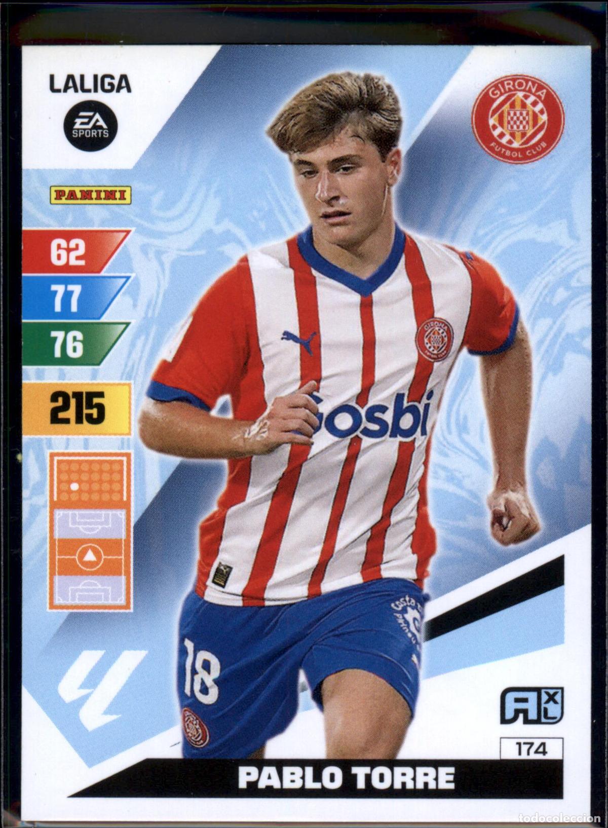 Cartes &agrave; collectionner de Football: Pablo Torre N&ordm; 174 Girona FC LaLiga EA SportsAdrenalyn XL 2023 2024 Panini 23 24