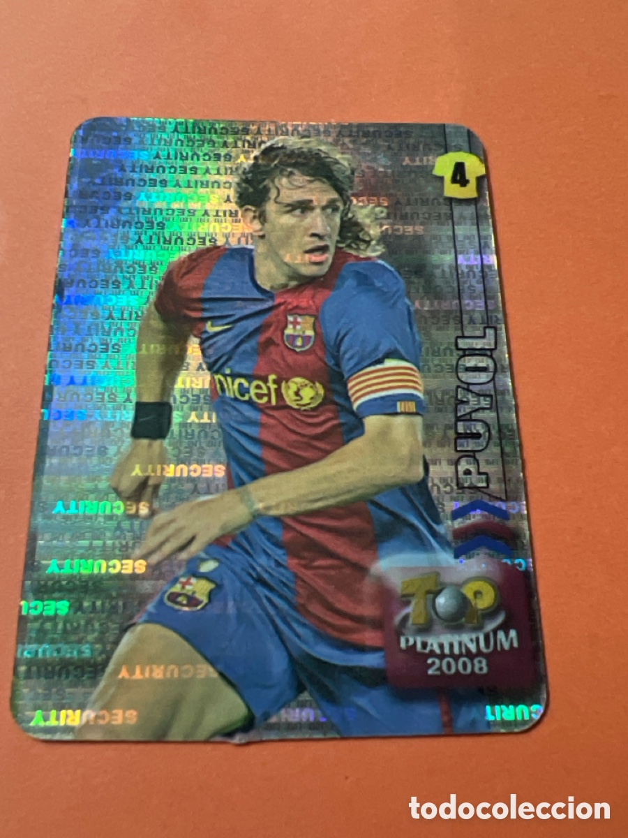 Cartes &agrave; collectionner de Football: MUNDICROMO MC LAS FICHAS DE LA LIGA 07 08 2007 2008 TOP PLATINUM N&ordm; 704 PUYOL BARCELONA SECURITY