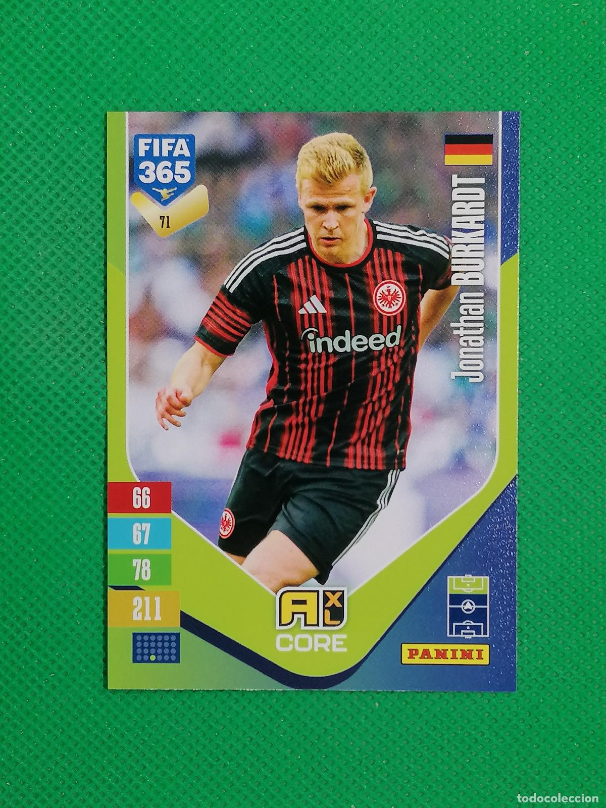 Figurine di Calcio: 71 JONATHAN BURKARDT EINTRACHT CORE ⚽ PANINI ADRENALYN XL FIFA 365 26 27 2026 2027 ⚽