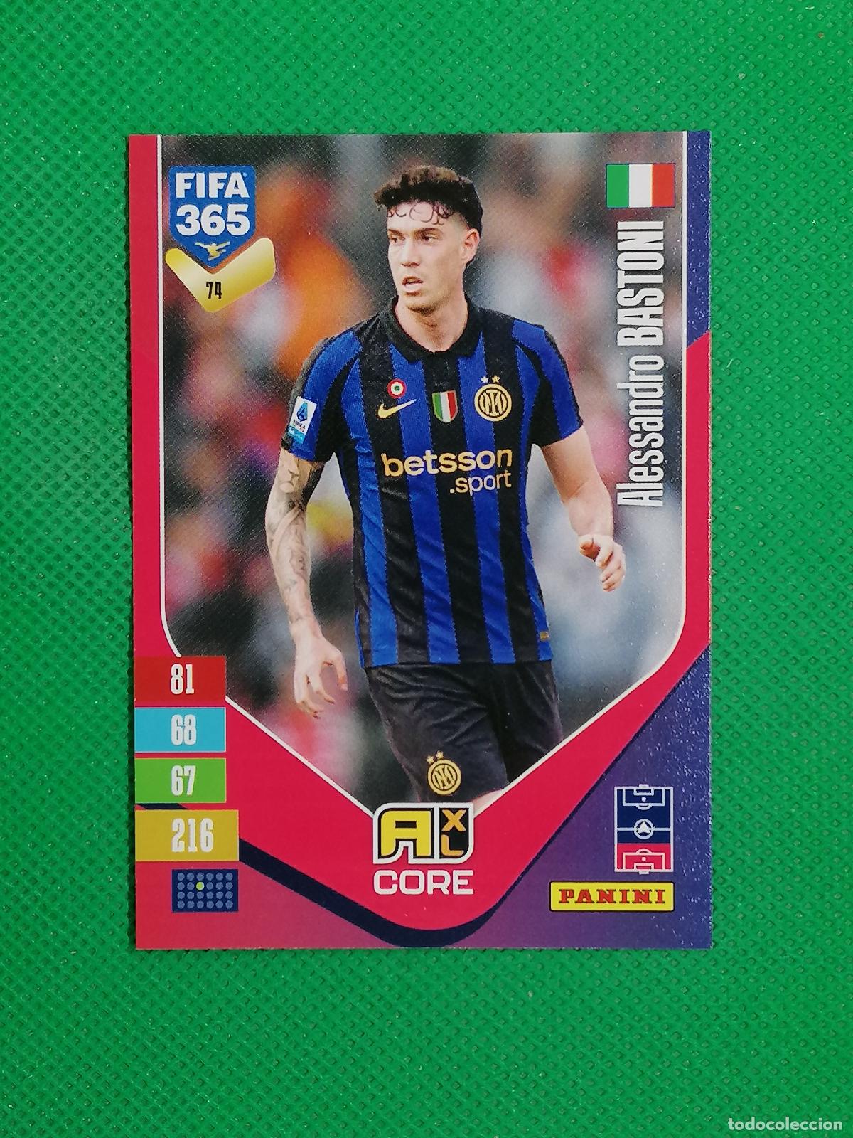 Cromos de f&uacute;tbol: 74 ALESSANDRO BASTONI EINTRACHT CORE ⚽ PANINI ADRENALYN XL FIFA 365 26 27 2026 2027 ⚽