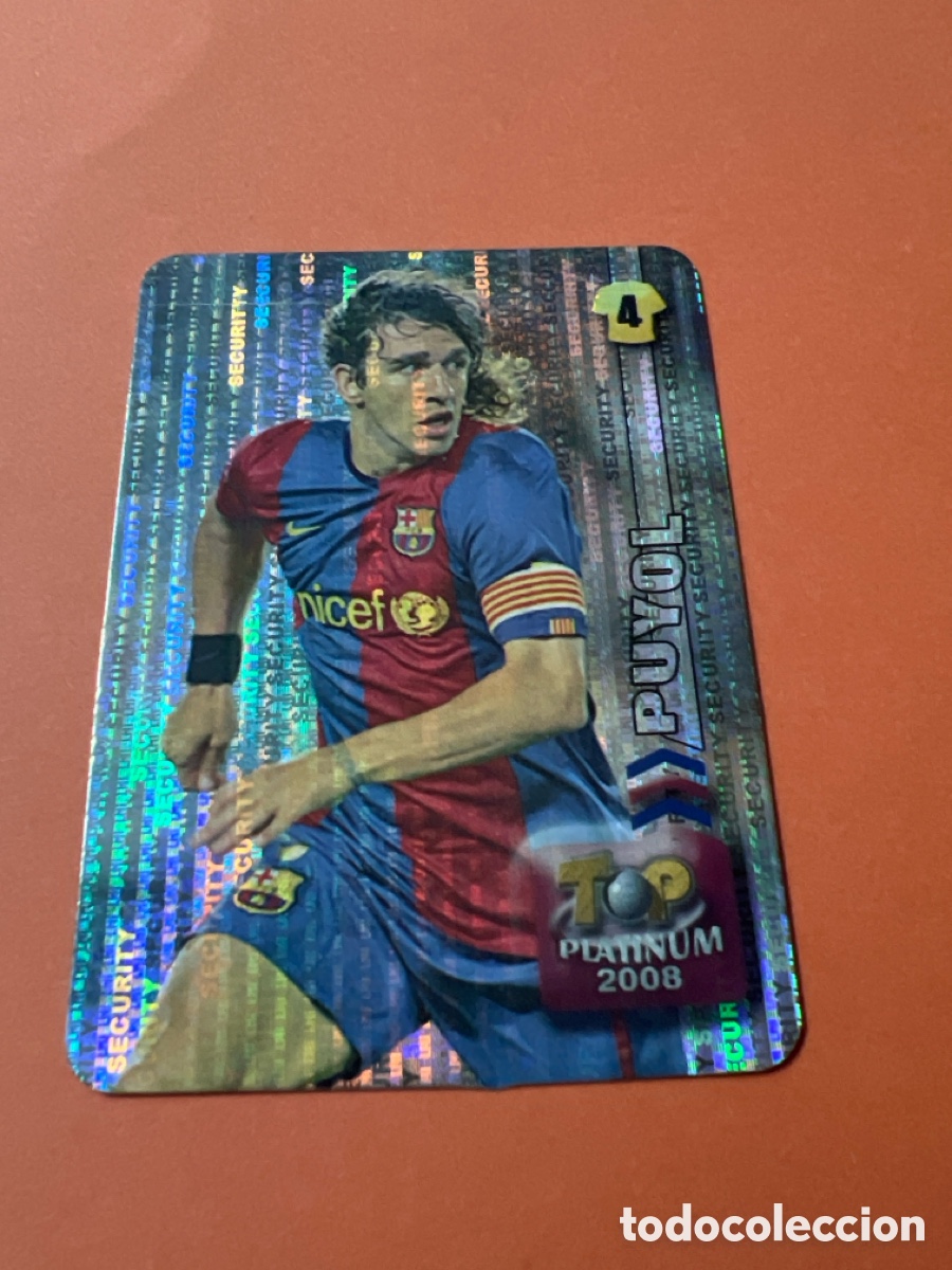 Cromos de f&uacute;tbol: C3833. F&Uacute;TBOL CROMO N&ordm; 704 PUYOL SECURITY VERTICAL F.C. BARCELONA MUNDICROMO 2007 2008