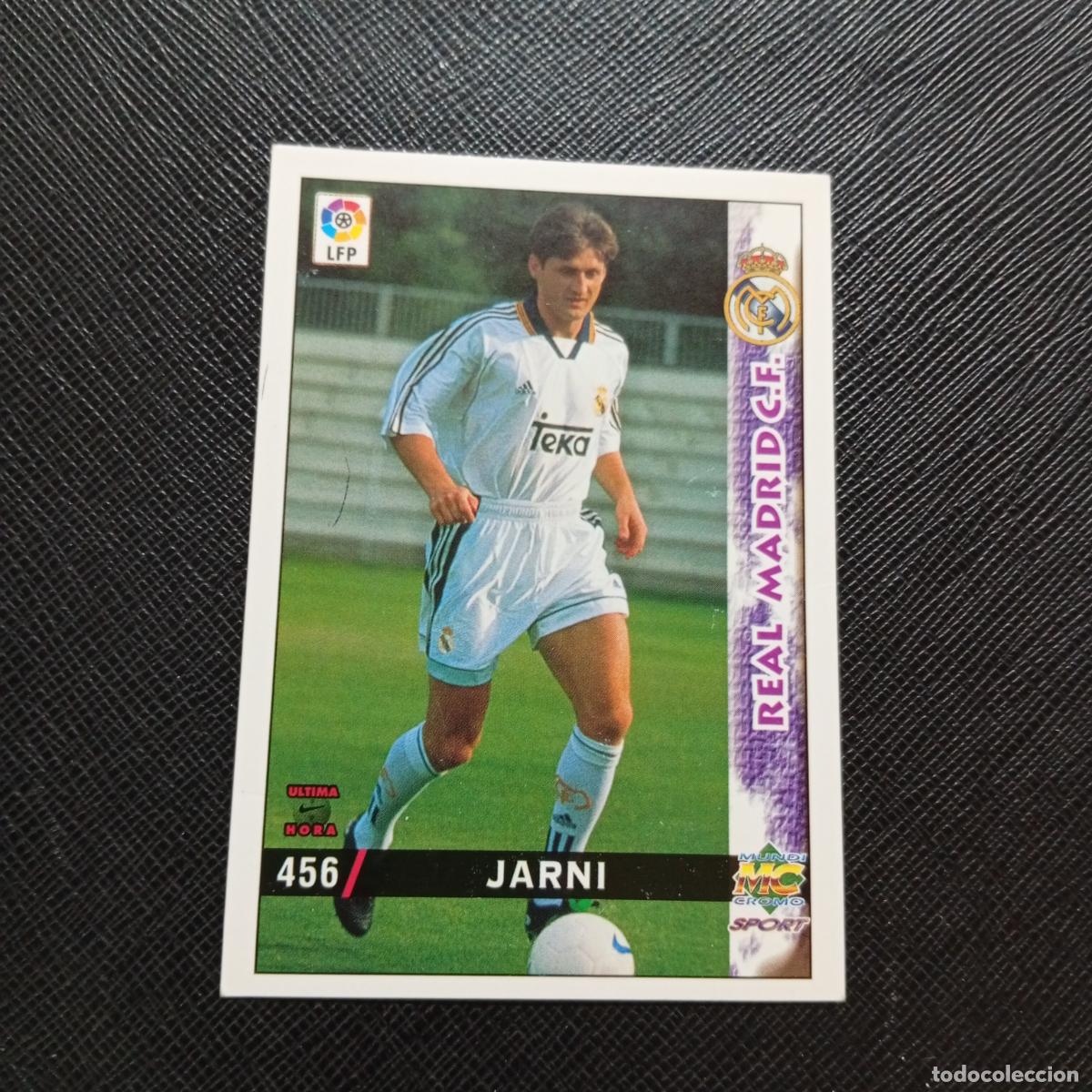 Cromos de f&uacute;tbol: 456 JARNI REAL MADRID MUNDICROMO 1998 1999 CROMO FUTBOL 98 99 - A211 PG7 ULTIMA HORA