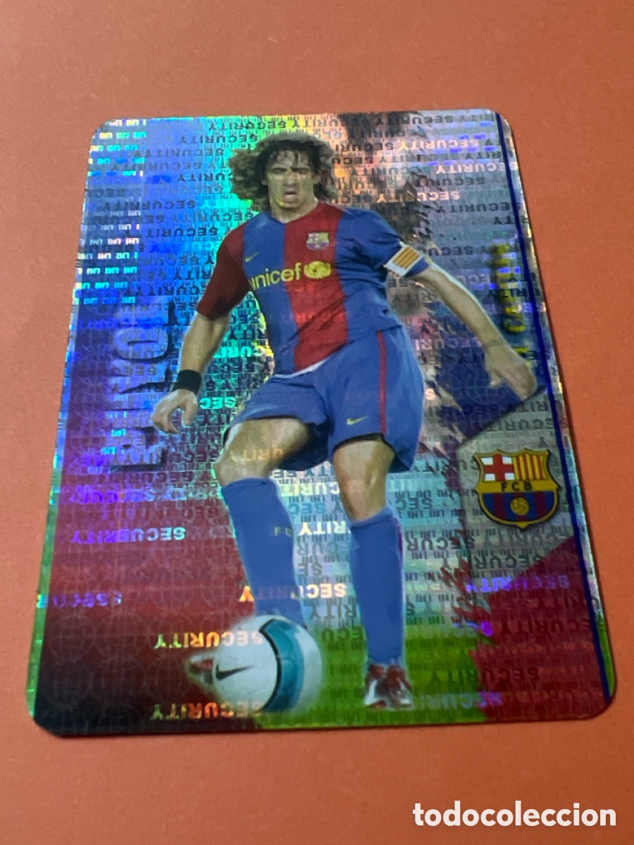 Cromos de f&uacute;tbol: C3836. 52 Puyol Security Horizontal invertido MUNDICROMO 07/08 Liga 2007/2008