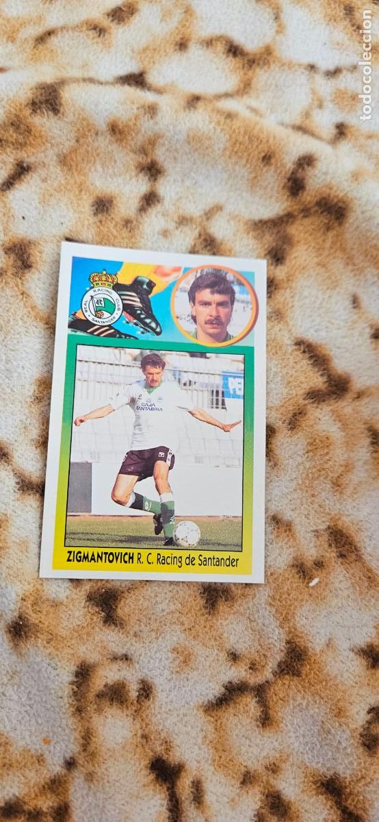 Fu&szlig;ball-Sticker: racing de santander zygmantovich este 1993 1994 93 94 despegado