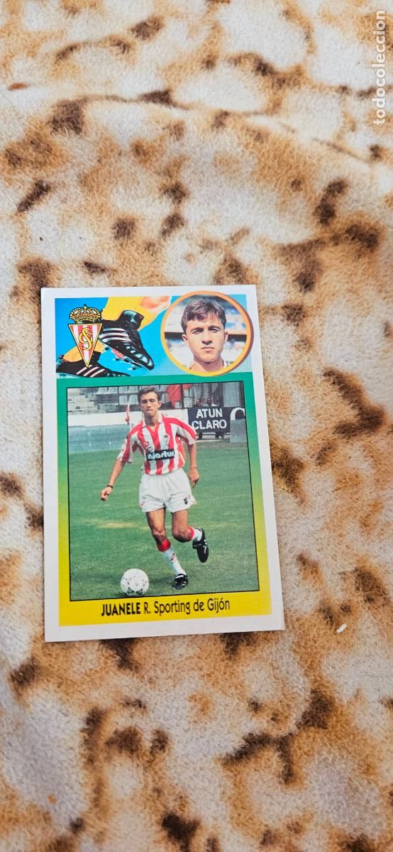 Cartes &agrave; collectionner de Football: sporting de gijon juanele este 1993 1994 93 94 despegado