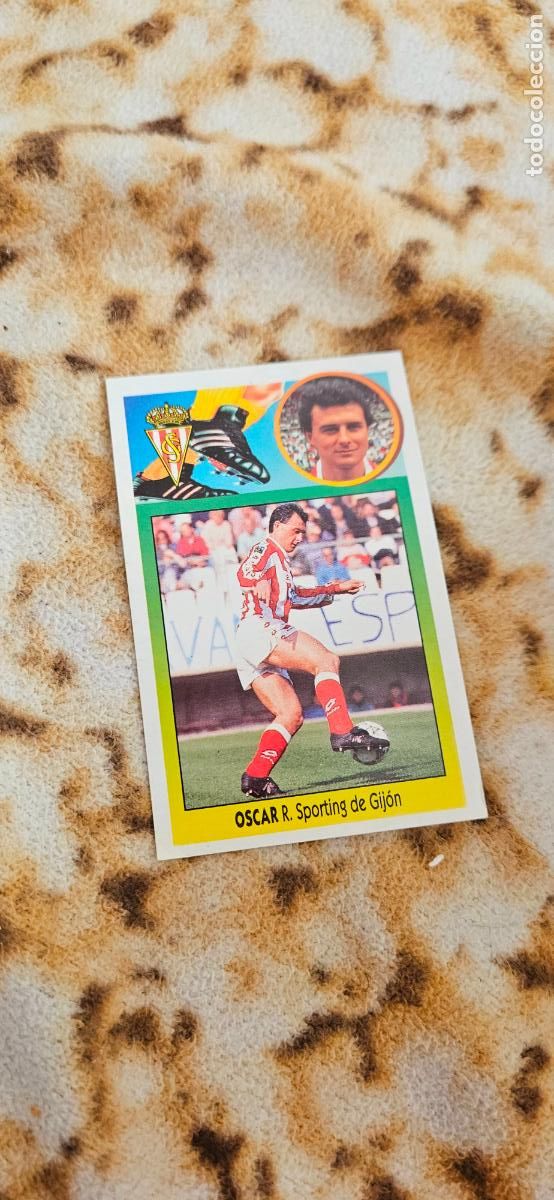Cartes &agrave; collectionner de Football: sporting de gijon oscar este 1993 1994 93 94 despegado