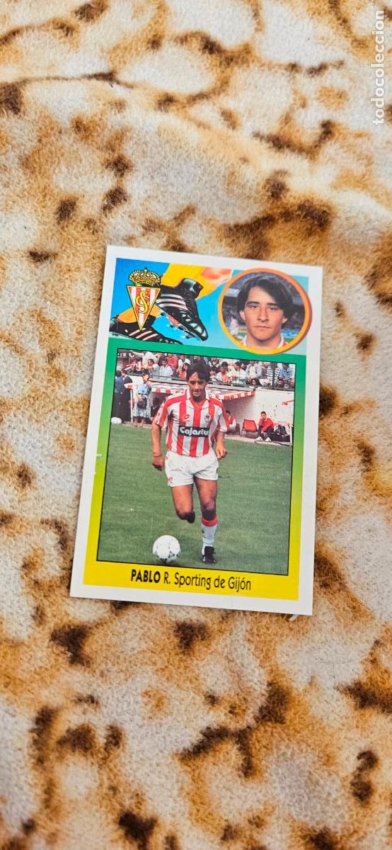 Cartes &agrave; collectionner de Football: sporting de gijon pablo este 1993 1994 93 94 despegado