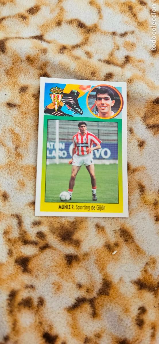 Cartes &agrave; collectionner de Football: sporting de gijon MU&Ntilde;IZ este 1993 1994 93 94 despegado