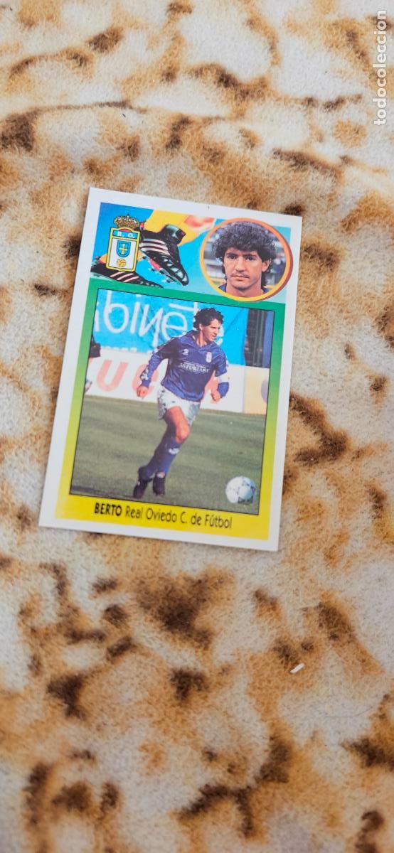 Figurine di Calcio: oviedo berto este 1993 1994 93 94 despegado