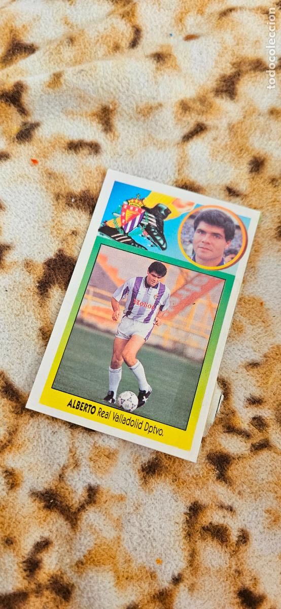 Figurine di Calcio: valladolid alberto este 1993 1994 93 94 despegado