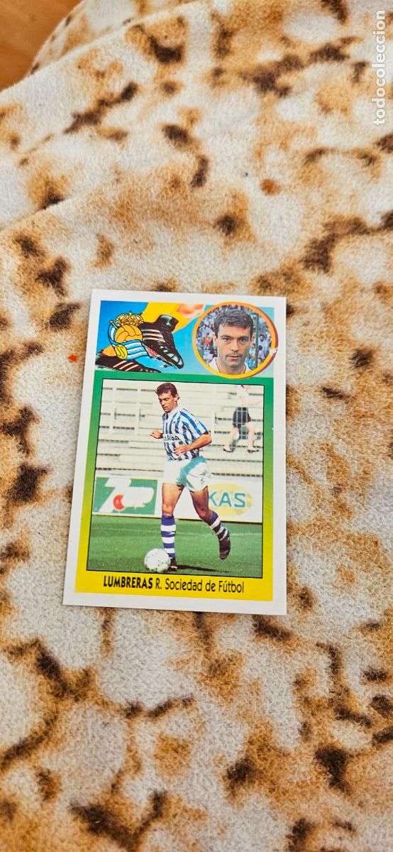 Figurine di Calcio: real sociedad lumbreras este 1993 1994 93 94 despegado