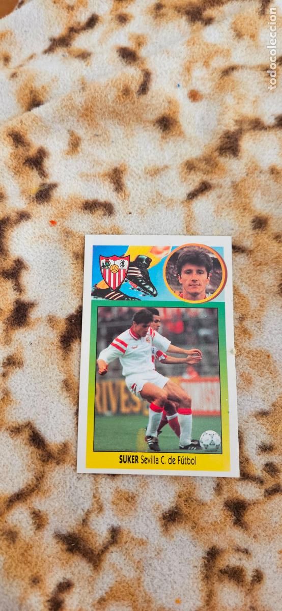 Cartes &agrave; collectionner de Football: sevilla suker este 1993 1994 93 94 despegado