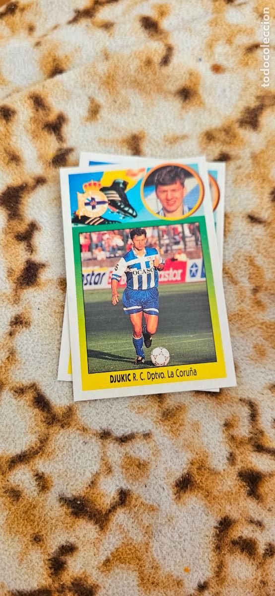 Cartes &agrave; collectionner de Football: deportivo de la coru&ntilde;a djukic este 1993 1994 93 94 despegado