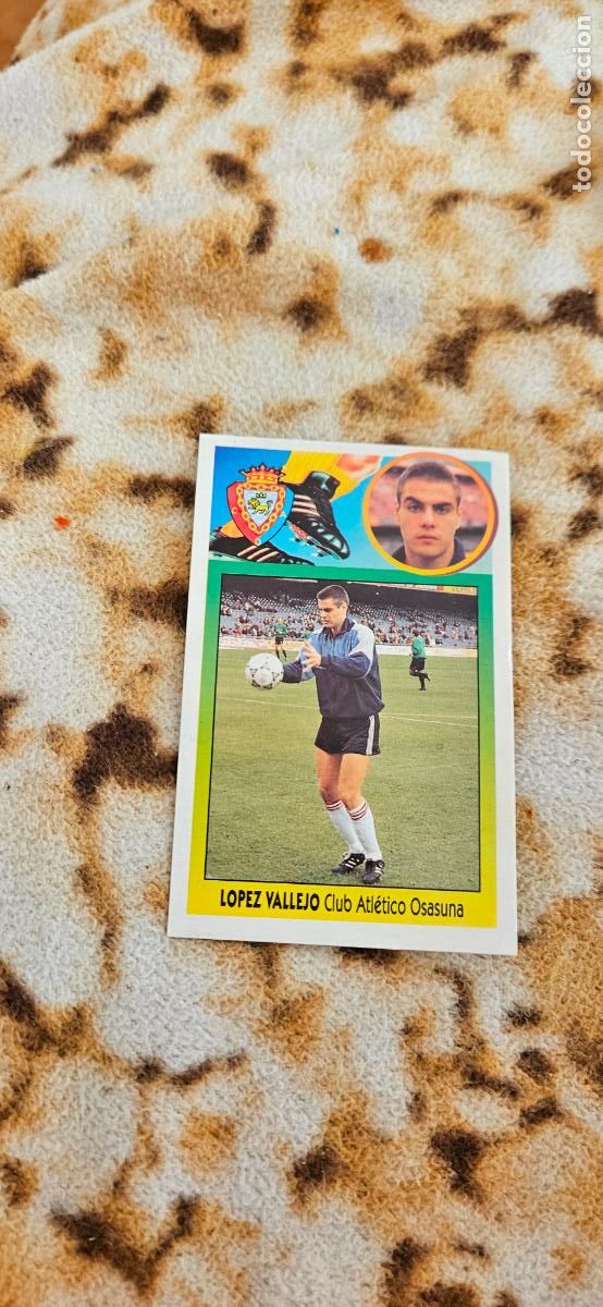 Football Stickers: osasuna lopez vallejo este 1993 1994 93 94 despegado