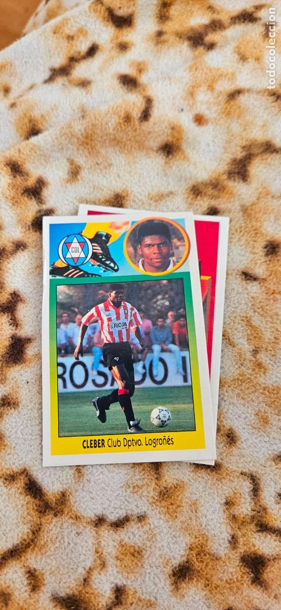 Cromos de f&uacute;tbol: logro&ntilde;es cleber este 1993 1994 93 94 despegado - Foto 1