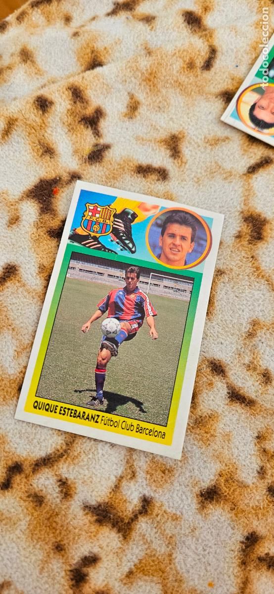 Football Stickers: quique estebaranz barcelona este 1993 1994 93 94 despegado