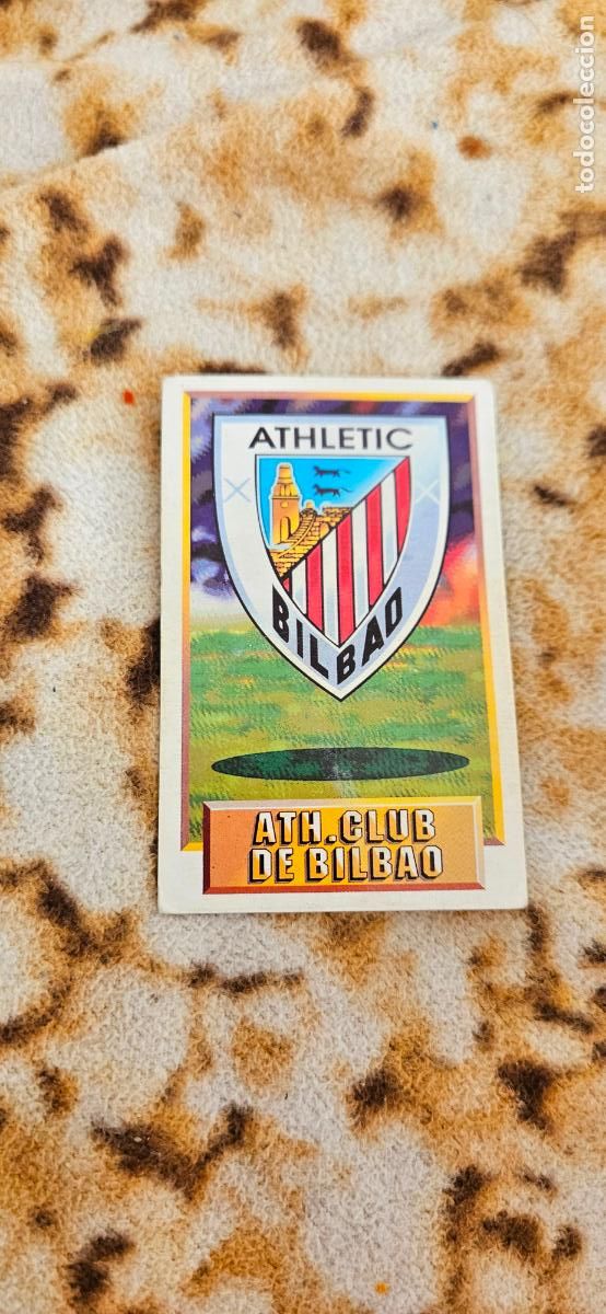 Football Stickers: atheltic de bilbao escudo este 1993 1994 93 94 despegado