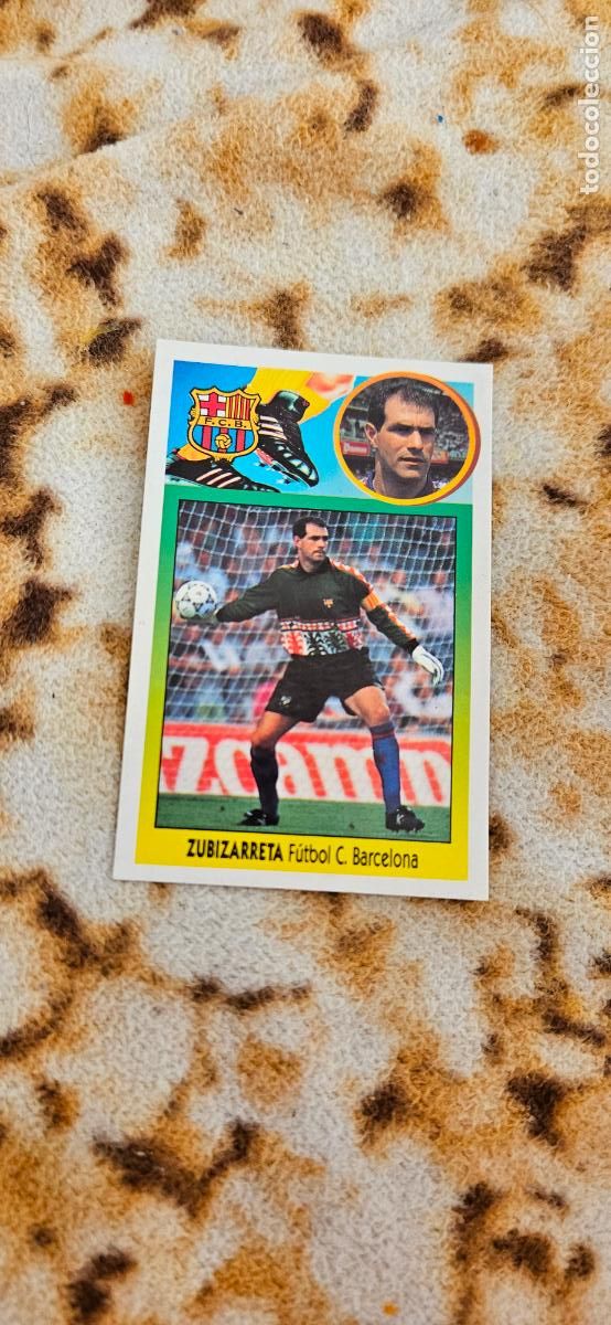 Football Stickers: barcelona zubizarreta este 1993 1994 93 94 despegado