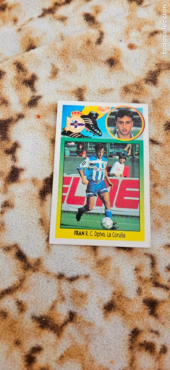 Football Stickers: deportivo de la coru&ntilde;a fran este 1993 1994 93 94 despegado