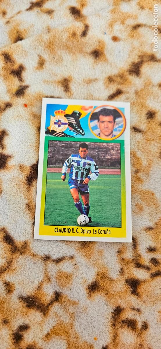 Cromos de f&uacute;tbol: deportivo de la coru&ntilde;a claudio este 1993 1994 93 94 despegado
