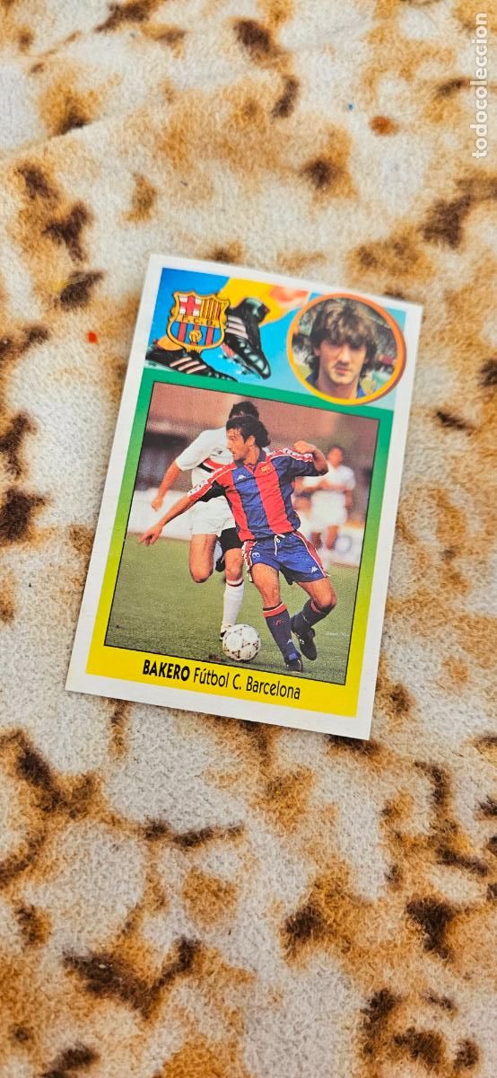 Cromos de f&uacute;tbol: barcelona bakero este 1993 1994 93 94 despegado