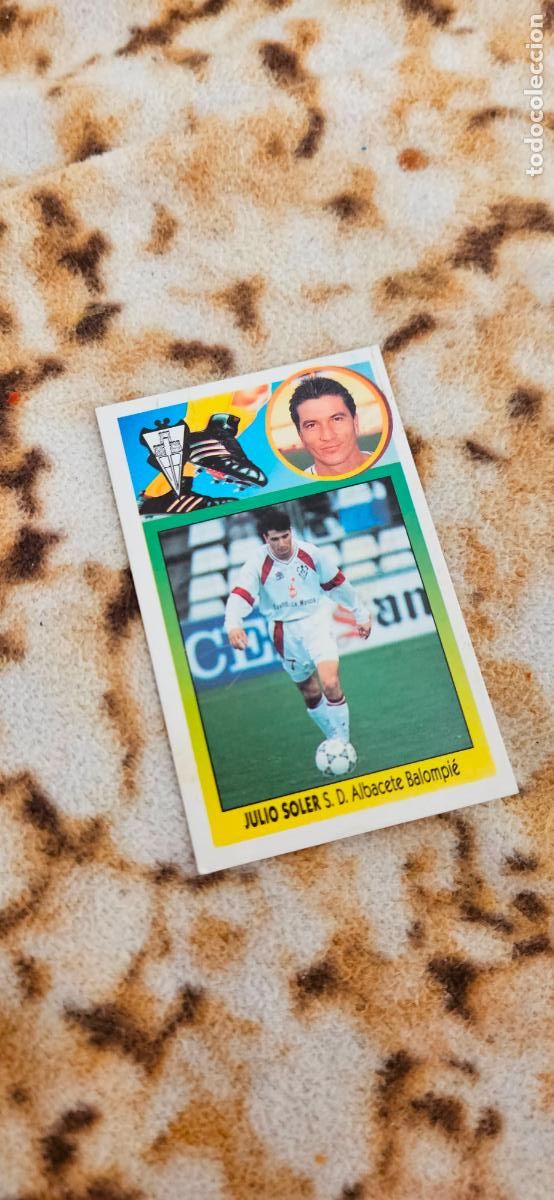 Cromos de f&uacute;tbol: julio soler albacete este 1993 1994 93 94 despegado