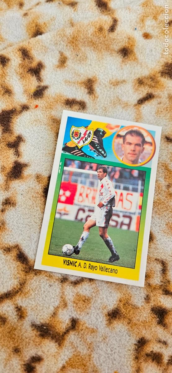 Cromos de f&uacute;tbol: rayo vallecano visjnic este 1993 1994 93 94 despegado