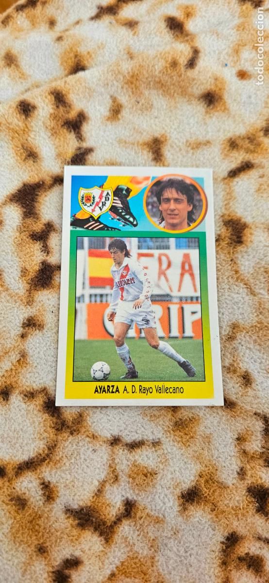 Cromos de f&uacute;tbol: rayo vallecano ayarza este 1993 1994 93 94 despegado