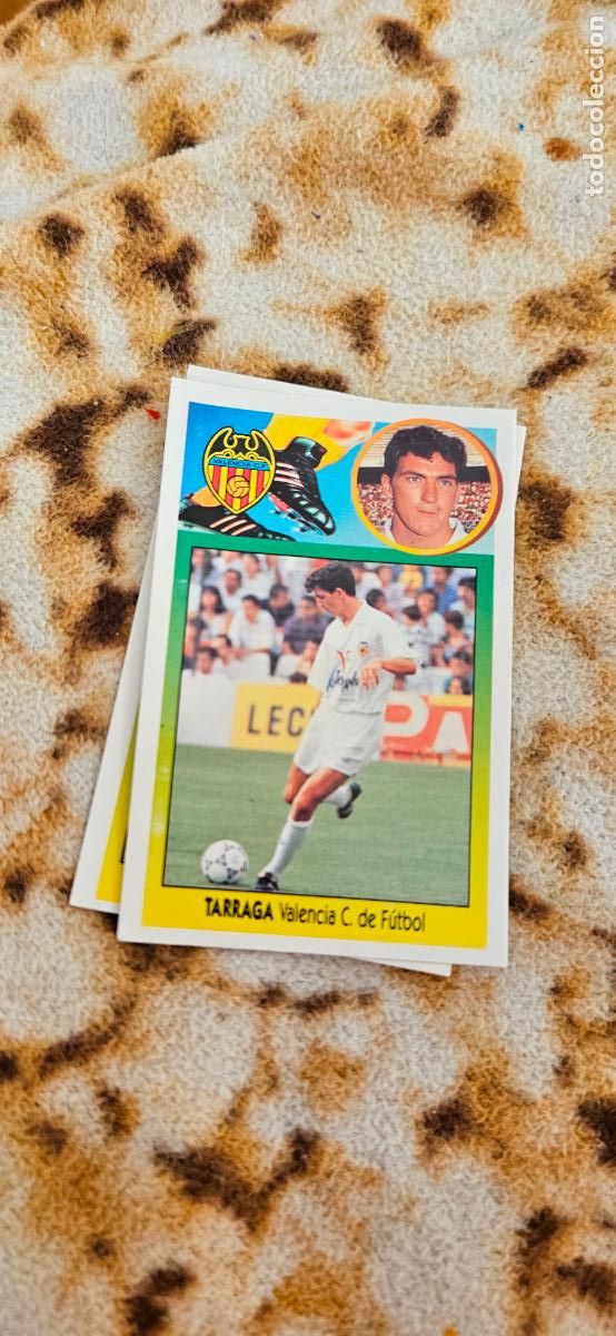 Cromos de f&uacute;tbol: valencia tarrega este 1993 1994 93 94 despegado