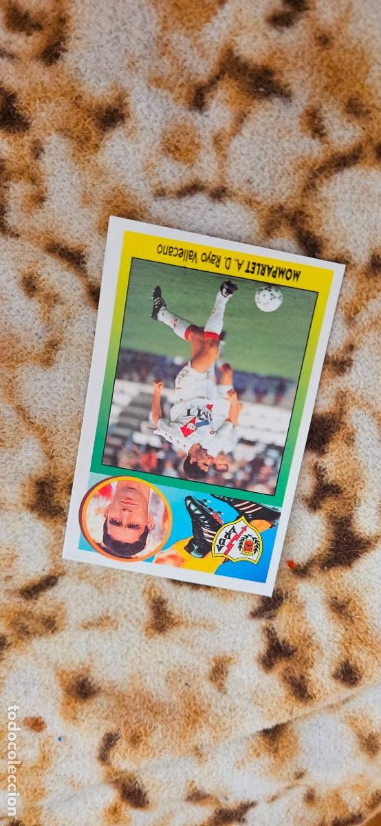 Cromos de f&uacute;tbol: rayo vallecano momparlet este 1993 1994 93 94 despegado