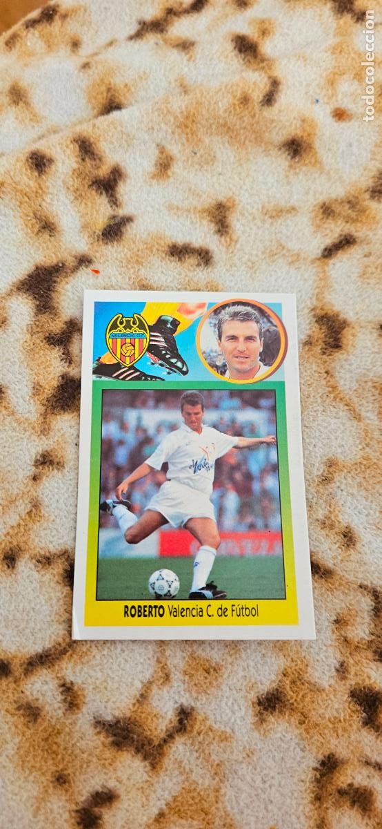 Cromos de f&uacute;tbol: valencia roberto este 1993 1994 93 94 despegado