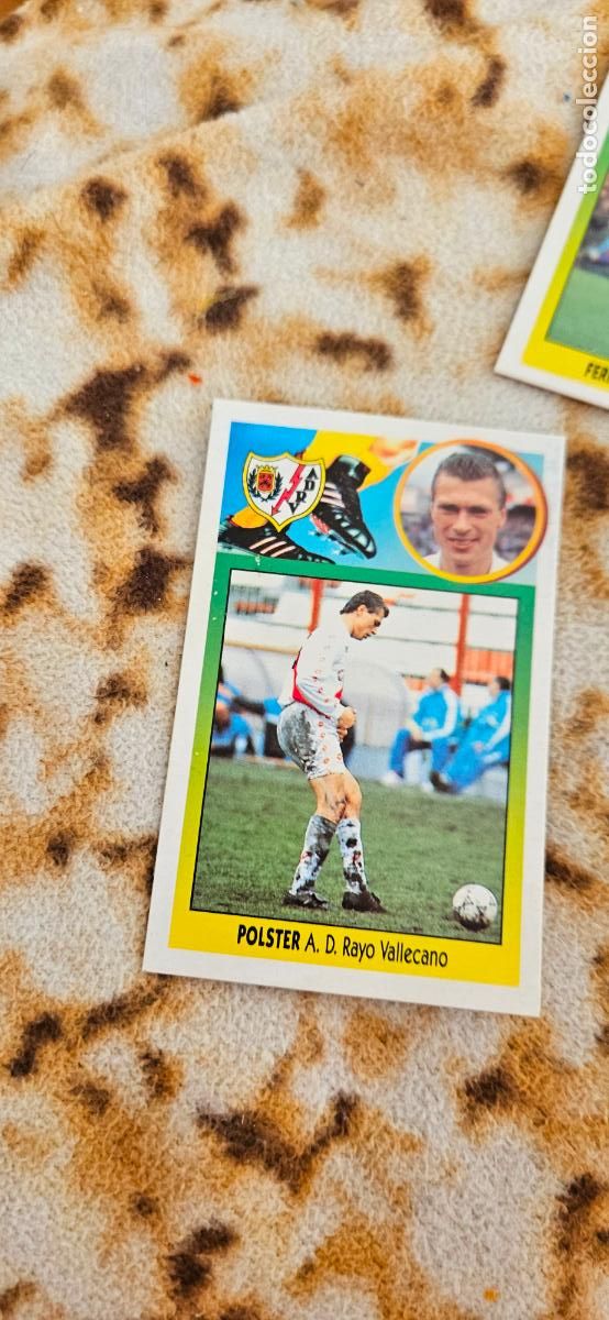 Cromos de f&uacute;tbol: valencia polster este 1993 1994 93 94 despegado