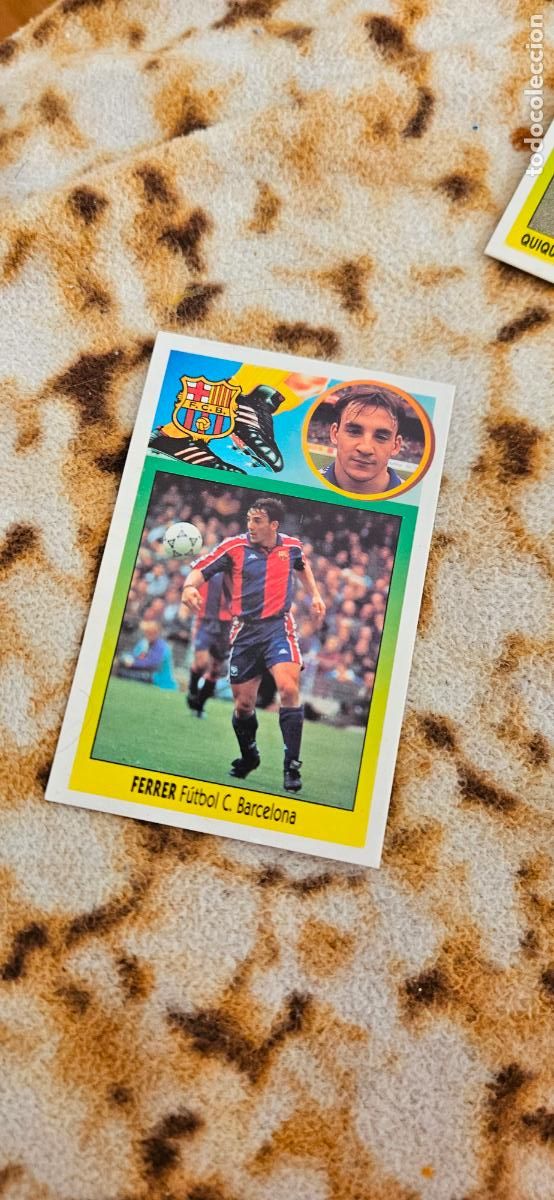 Cromos de f&uacute;tbol: ferrer barcelona este 1993 1994 93 94 despegado