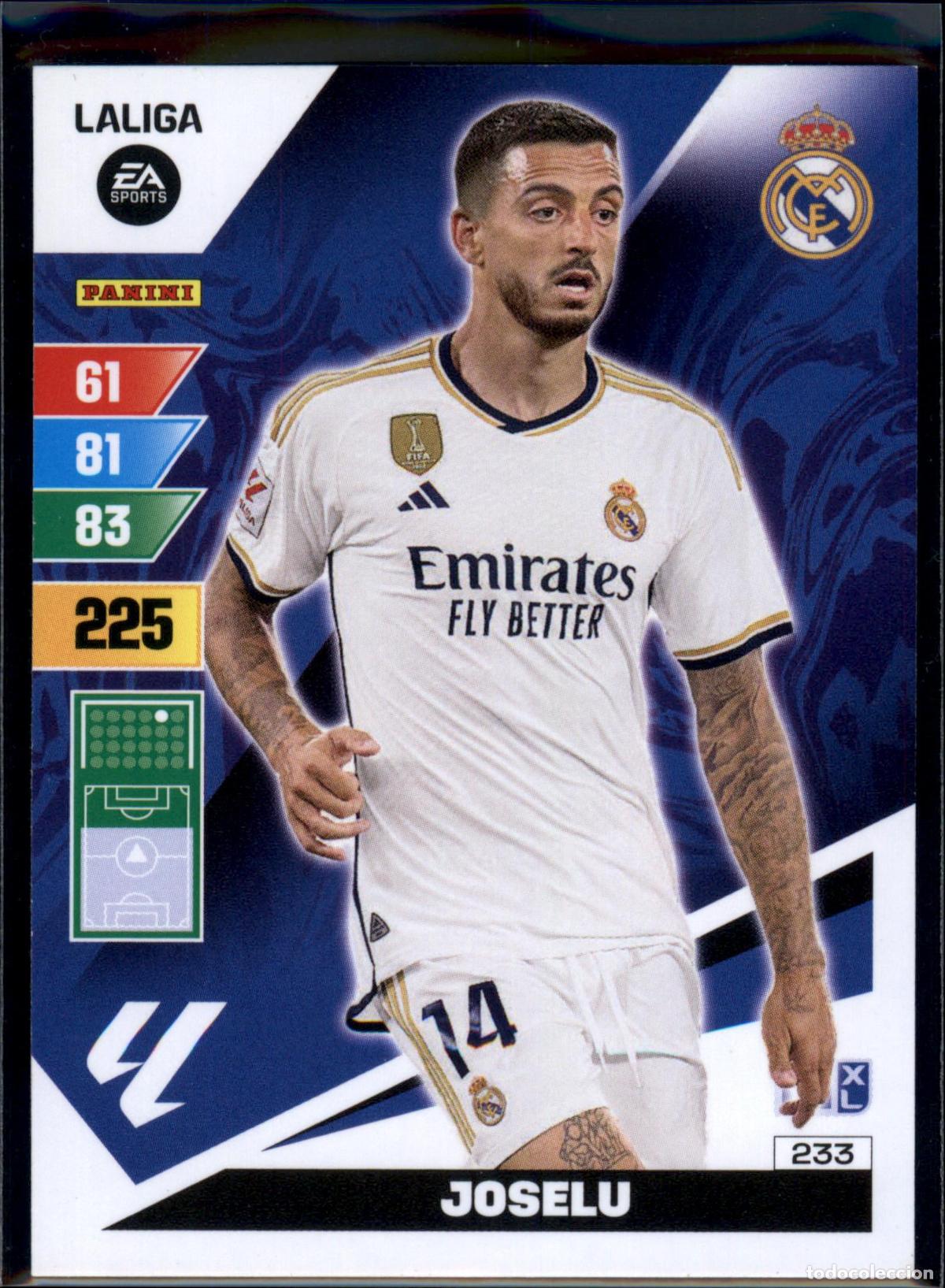 Cromos de f&uacute;tbol: Joselu N&ordm; 233 Real Madrid LaLiga EA SportsAdrenalyn XL 2023 2024 Panini 23 24