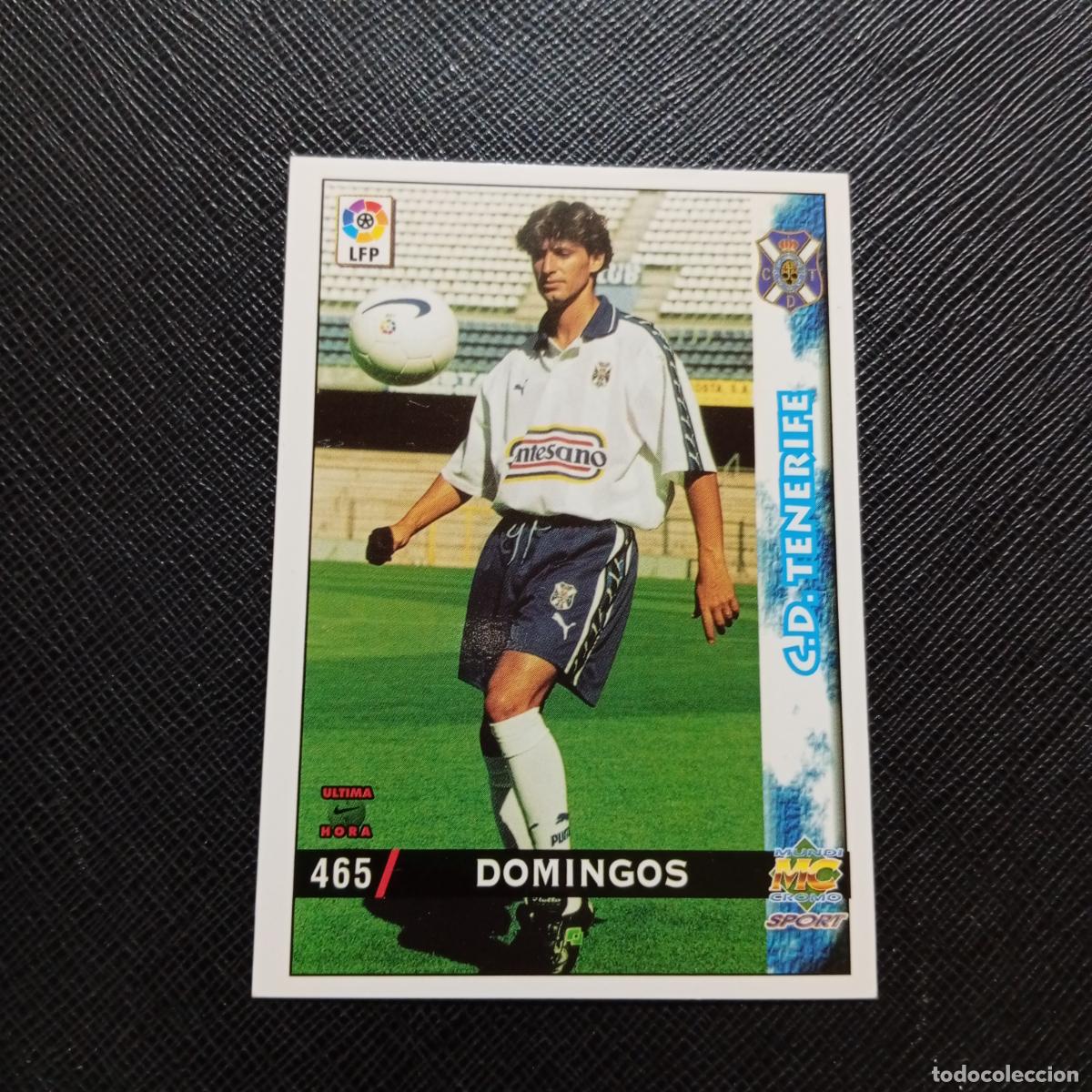 Cromos de f&uacute;tbol: 465 DOMINGOS TENERIFE MUNDICROMO 1998 1999 CROMO FUTBOL 98 99 - A211 PG9 ULTIMA HORA