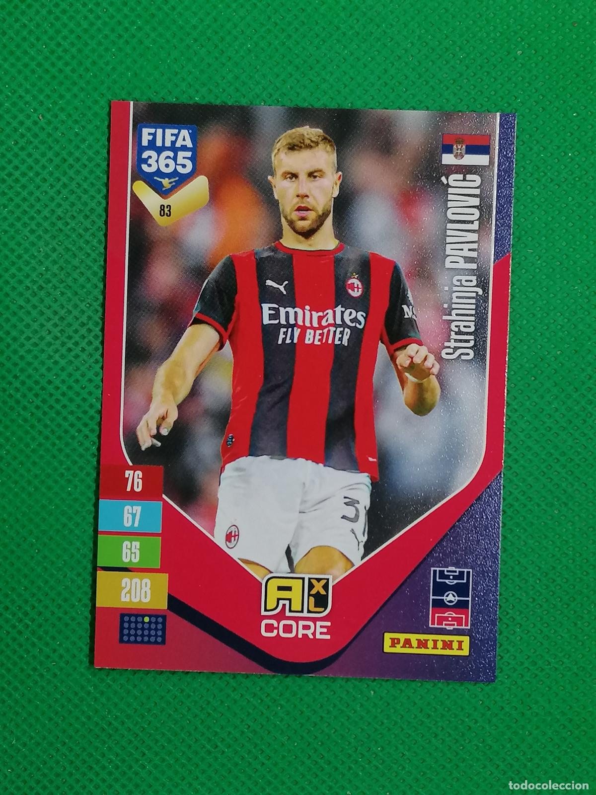 Cromos de f&uacute;tbol: 83 STRAHINJA PAVLOVIC MILAN CORE ⚽ PANINI ADRENALYN XL FIFA 365 26 27 2026 2027 ⚽