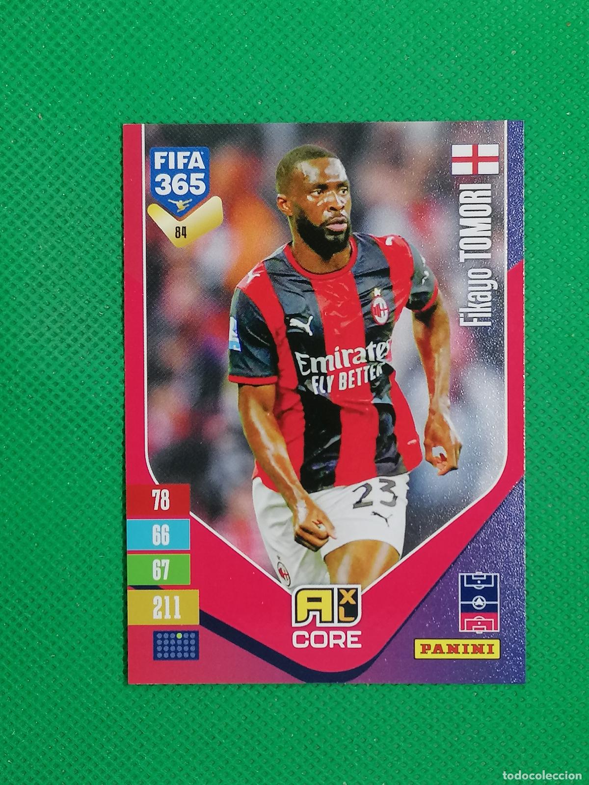 Football Stickers: 84 FIKAYO TOMORI MILAN CORE ⚽ PANINI ADRENALYN XL FIFA 365 26 27 2026 2027 ⚽