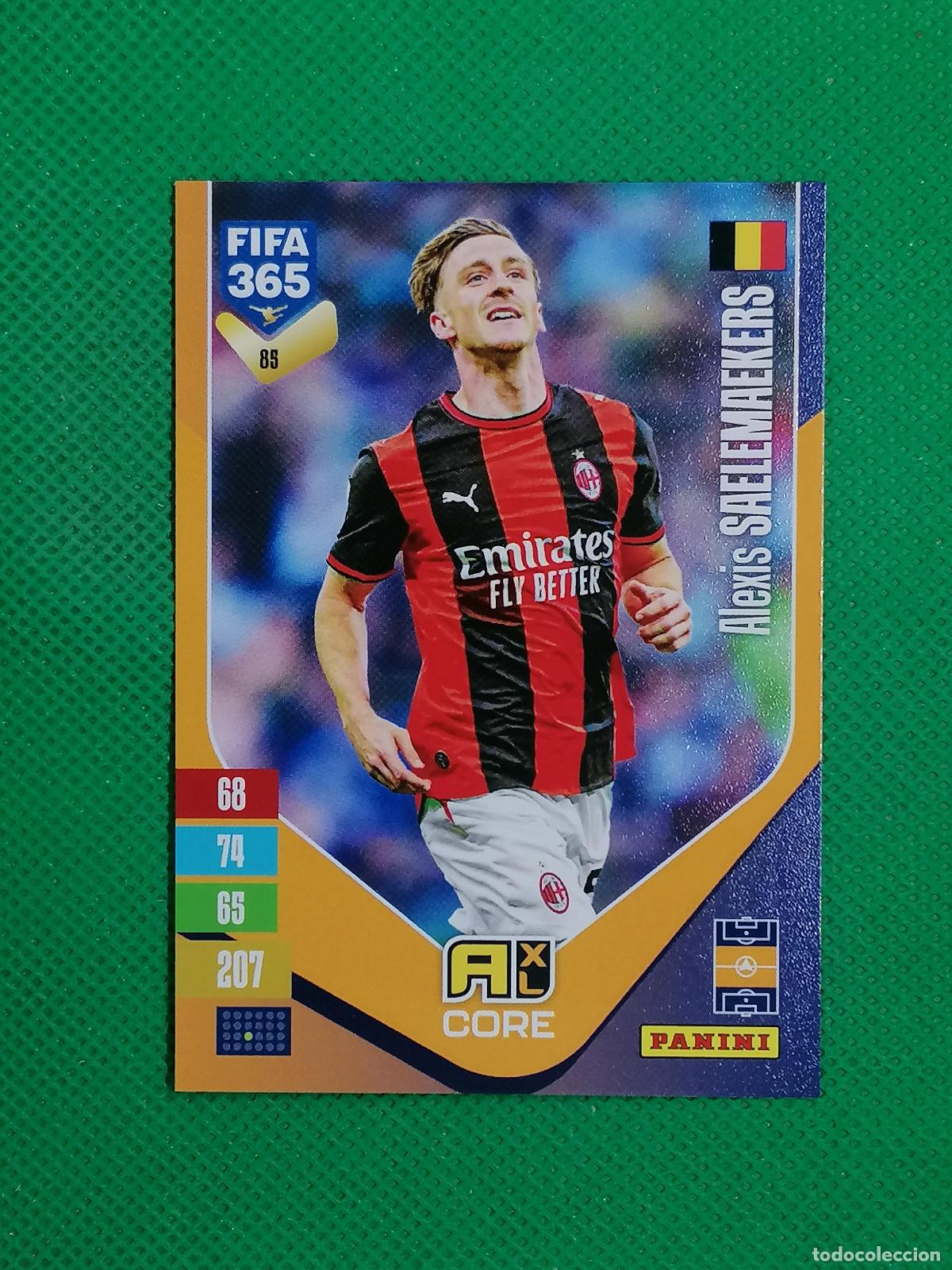 Football Stickers: 85 ALEXIS SAELEMAEKERS MILAN CORE ⚽ PANINI ADRENALYN XL FIFA 365 26 27 2026 2027 ⚽