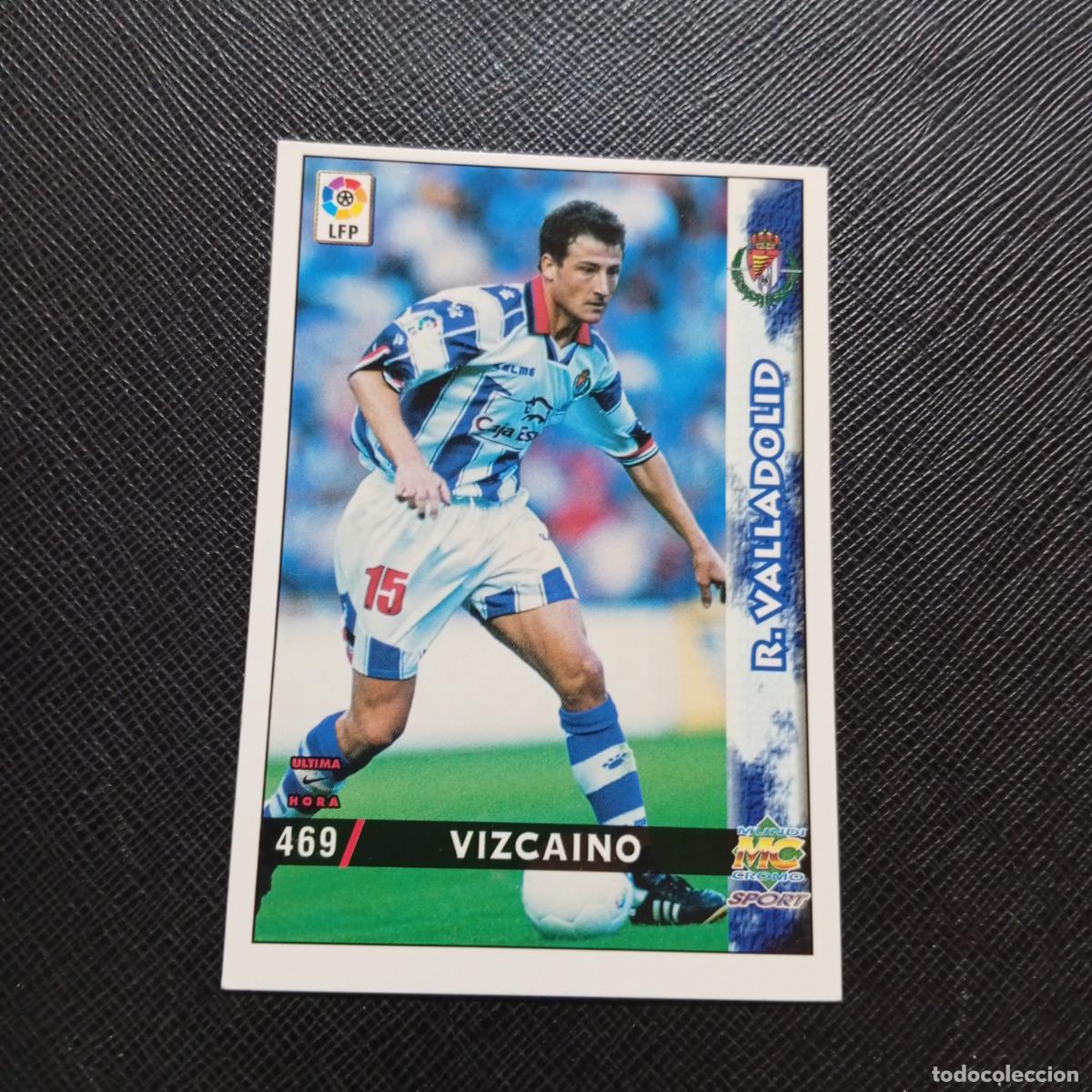 Football Stickers: 469 VIZCAINO VALLADOLID MUNDICROMO 1998 1999 CROMO FUTBOL 98 99 - A211 PG9 ULTIMA HORA