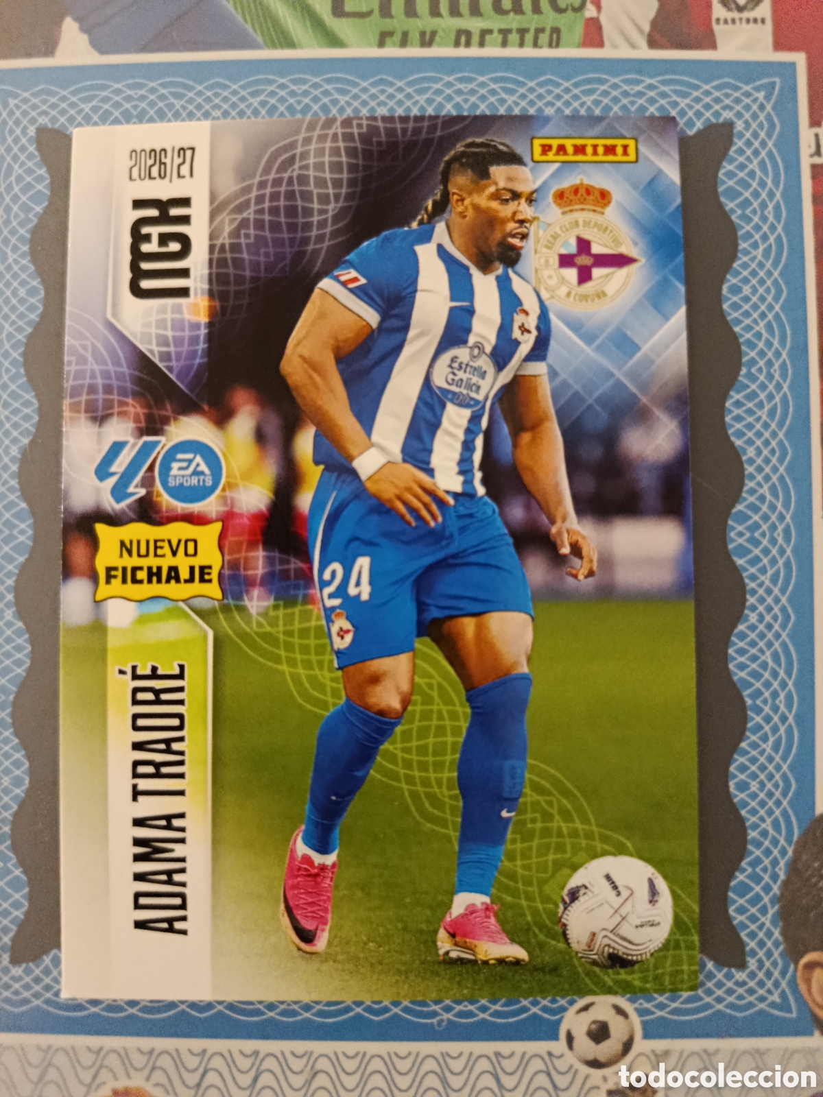 Football Stickers: MEGACRACKS 2026 2027 26 27 - PANINI - N&ordm; 511 ADAMA TRAOR&Eacute; DEPORTIVO DE LA CORU&Ntilde;A NUEVA FICHA