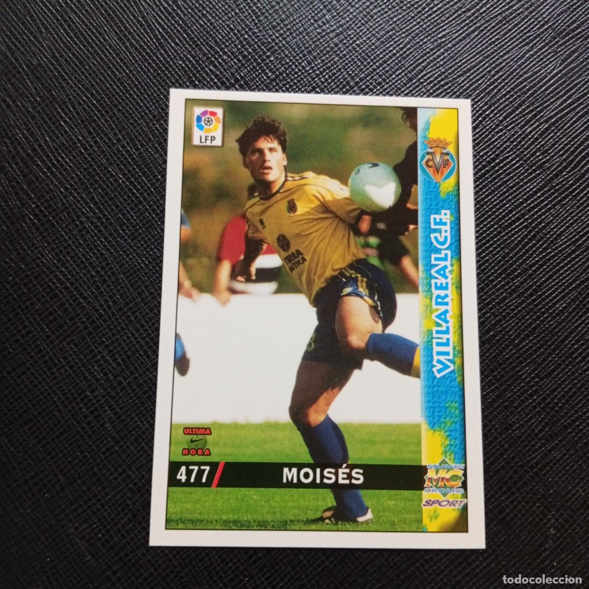Cromos de f&uacute;tbol: 477 MOISES VILLARREAL MUNDICROMO 1998 1999 CROMO FUTBOL 98 99 - A211 PG11 ULTIMA HORA