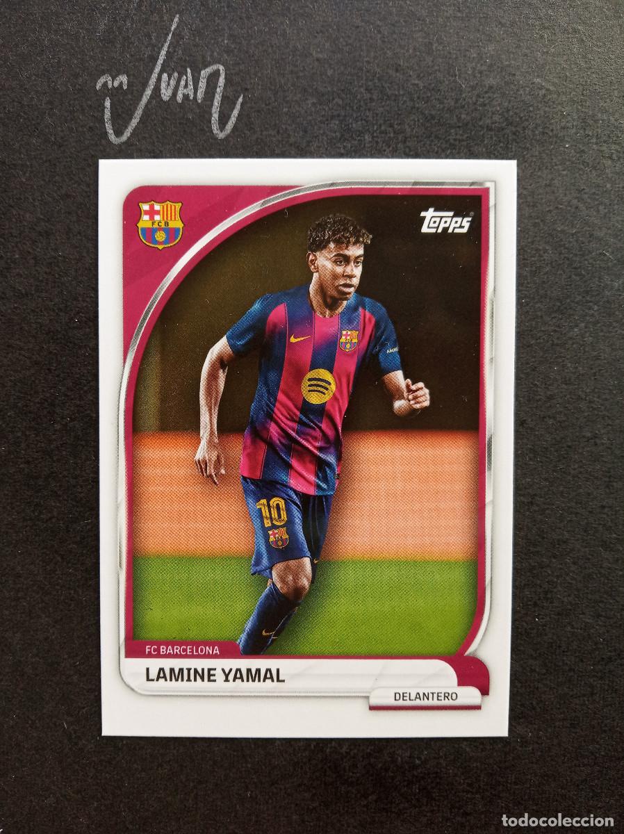 Cromos de f&uacute;tbol: N&ordm; 19 FIRST TEAM LAMINE YAMAL FC BARCELONA ESPA&Ntilde;A ⚽ TOPPS &reg; COLLECTOR TIN 2025 2026 25 26 NUEVO
