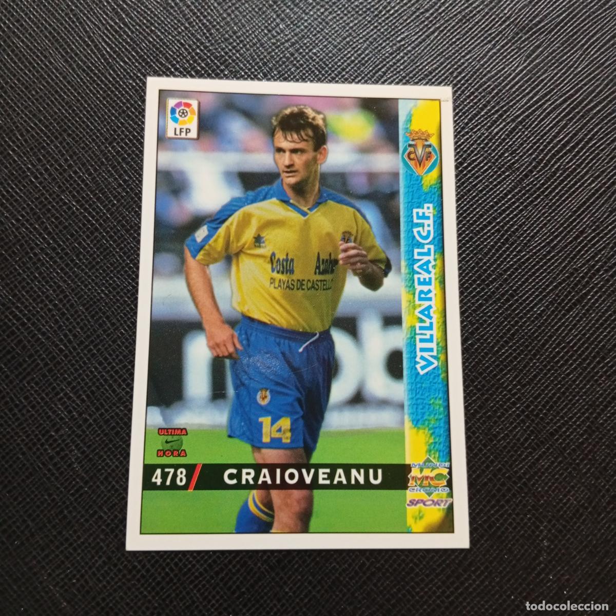 Cromos de f&uacute;tbol: 478 CRAIOVEANU VILLARREAL MUNDICROMO 1998 1999 CROMO FUTBOL 98 99 - A211 PG11 ULTIMA HORA