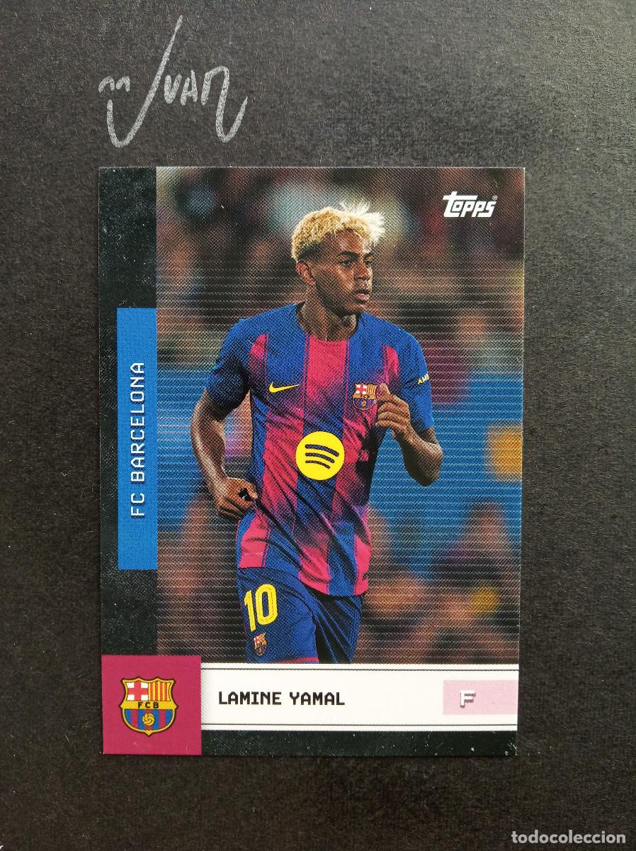 Cromos de f&uacute;tbol: N&ordm; 14 LAMINE YAMAL FC BARCELONA ESPA&Ntilde;A ⚽ TOPPS &reg; TEAM SET BAR&Ccedil;A 2025 2026 25 26 NUEVO