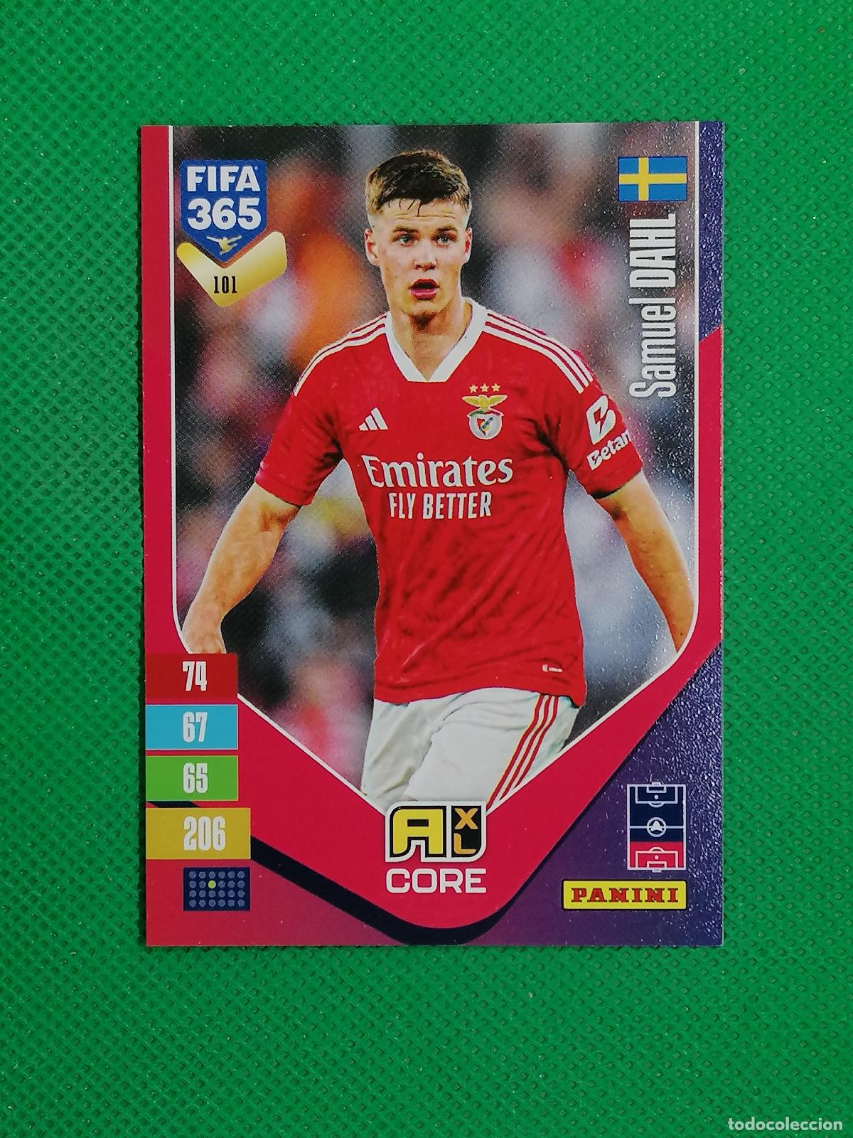 Cromos de f&uacute;tbol: 101 SAMUEL DAHL BENFICA CORE ⚽ PANINI ADRENALYN XL FIFA 365 26 27 2026 2027 ⚽