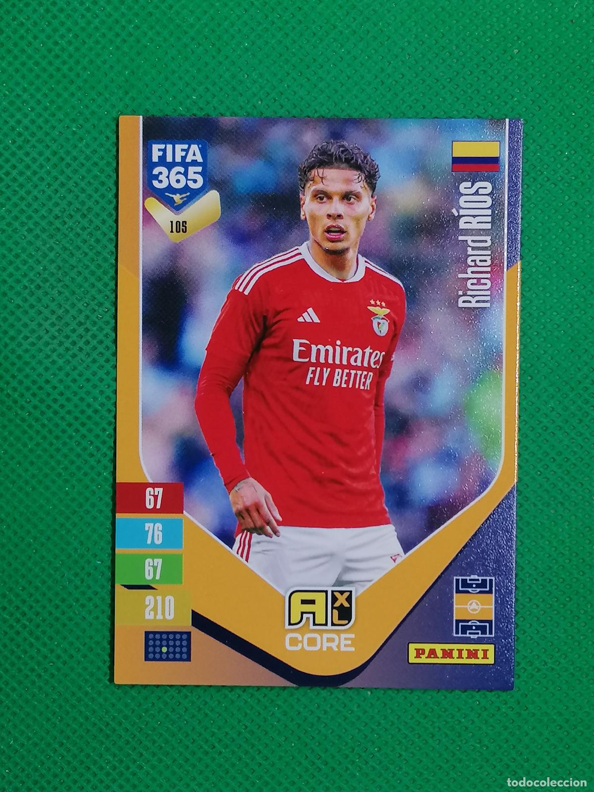 Cromos de f&uacute;tbol: 105 RICHARD RIOS BENFICA CORE ⚽ PANINI ADRENALYN XL FIFA 365 26 27 2026 2027 ⚽